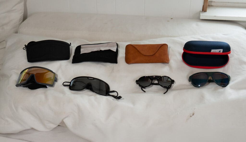 a group of sunglasses for a review for glacier glasses