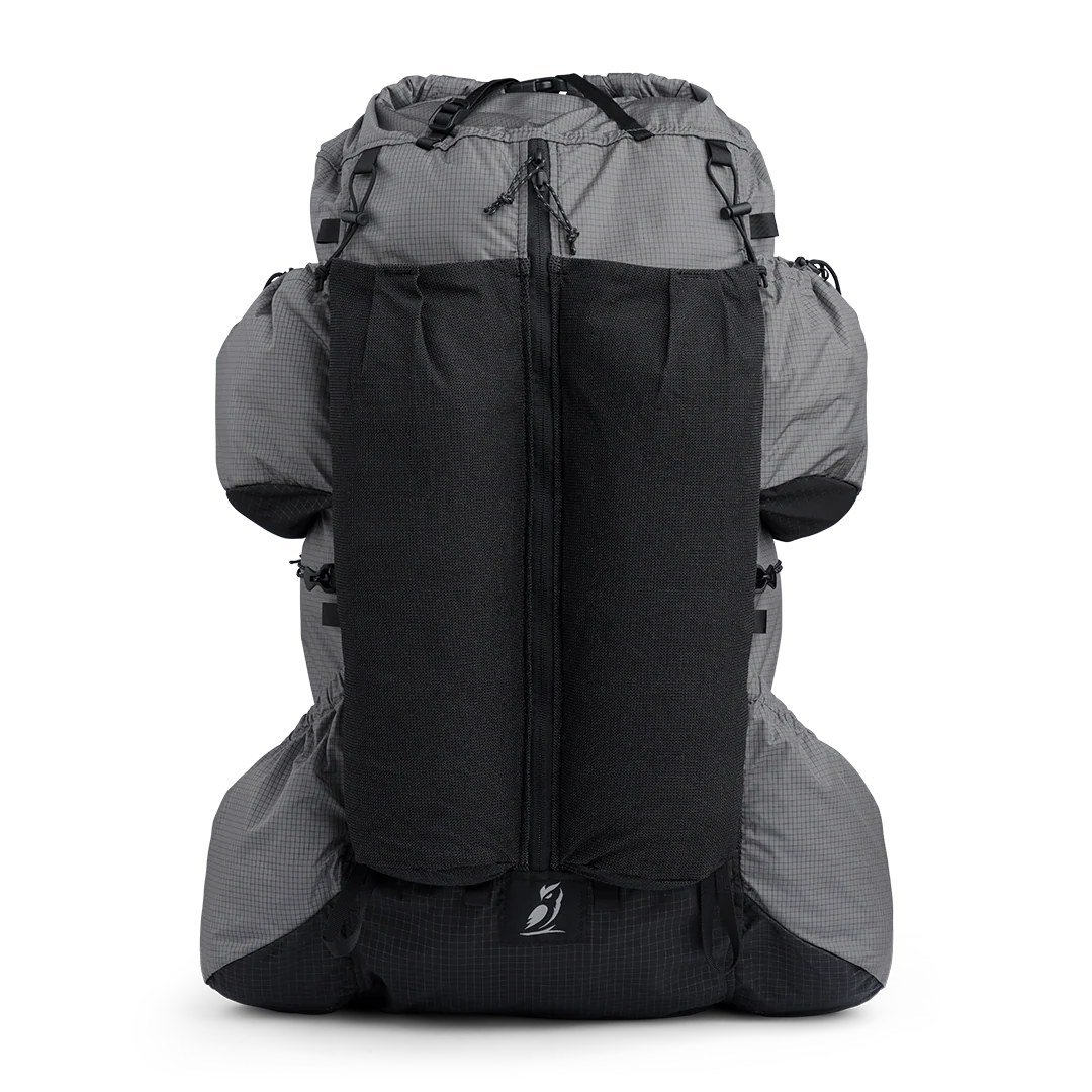 a studio image of the Outdoor Vitals Shadowlight Carbon 60 ultralight backpack