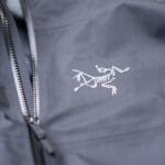 a close up of the arcteryx sabre SV jacket