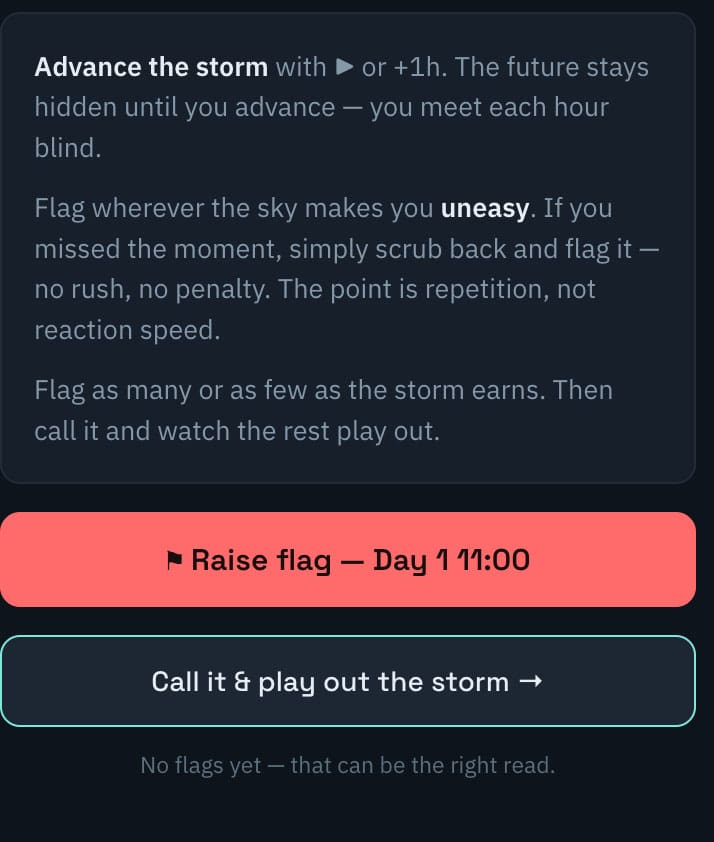 a screenshot of a weather reading app for avalanche safety