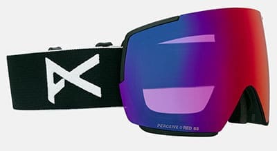 A studio image of Anon M5 goggles with perceive lens