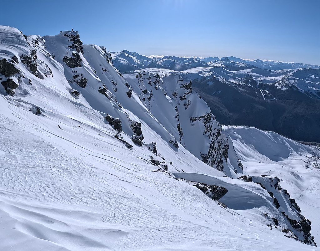 a view of disease ridge looking southward